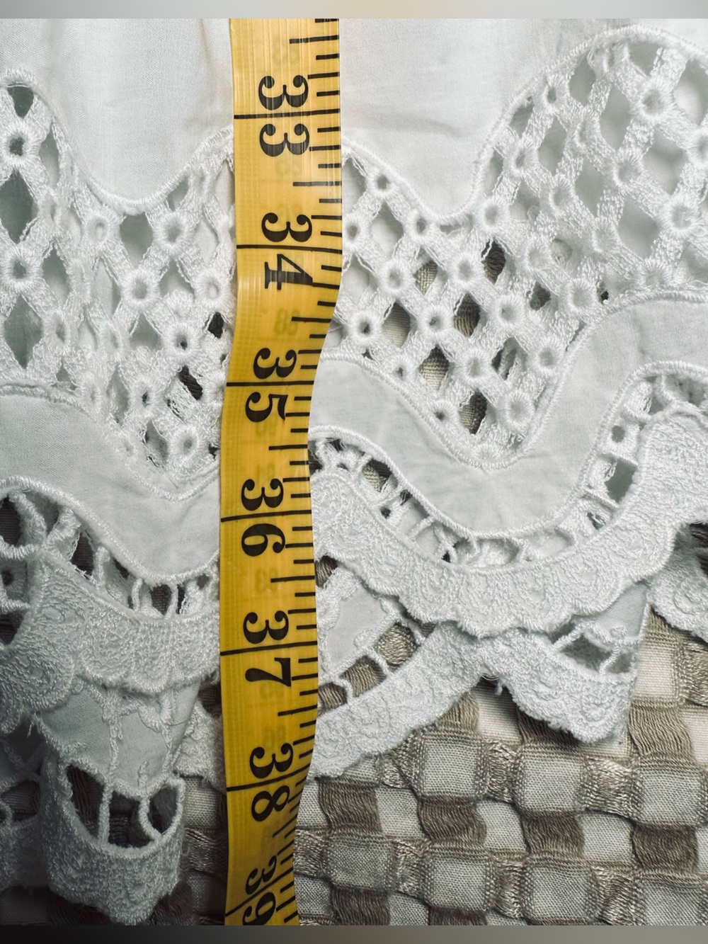 Rails White Eyelet Tiered Mini Dress Women’s Small - Picture 9 of 9